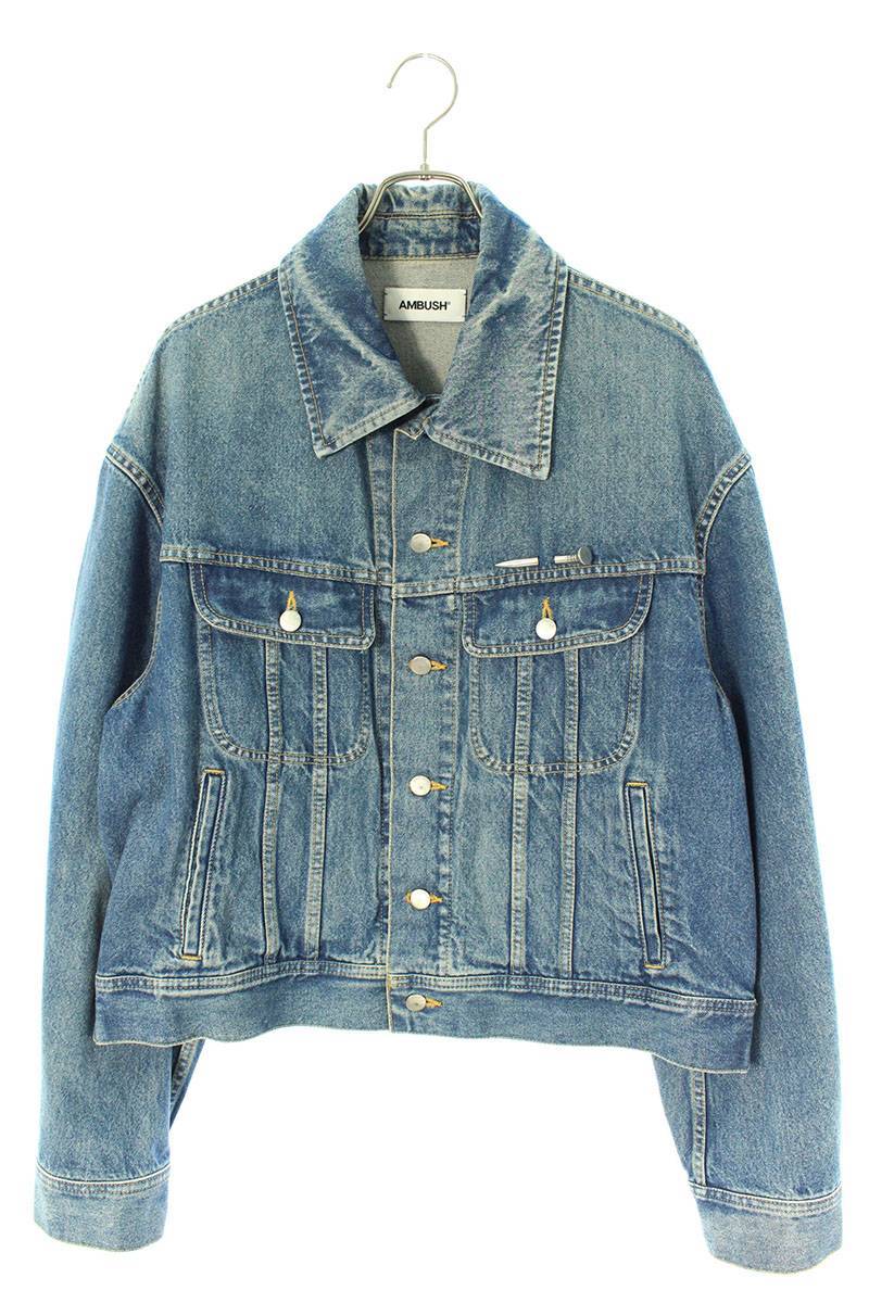 セール 秋 AMBUSH DENIM 美品 デニムジャケット アンブッシュ JACKET 売上値引高 美品/AMBUSH DENIM JACKET アンブッシュ デニムジャケット 秋 Gジャン/デニムジャケット