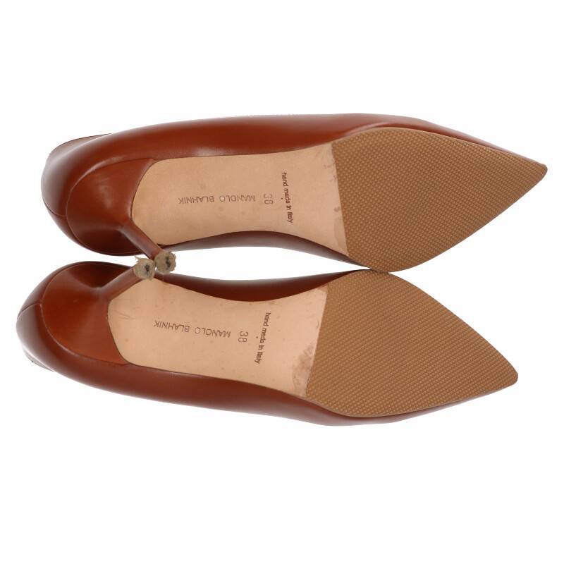 マノロブラニク MANOLO BLAHNIK 99WBBTCAL070 サイズ:38 8cmヒール