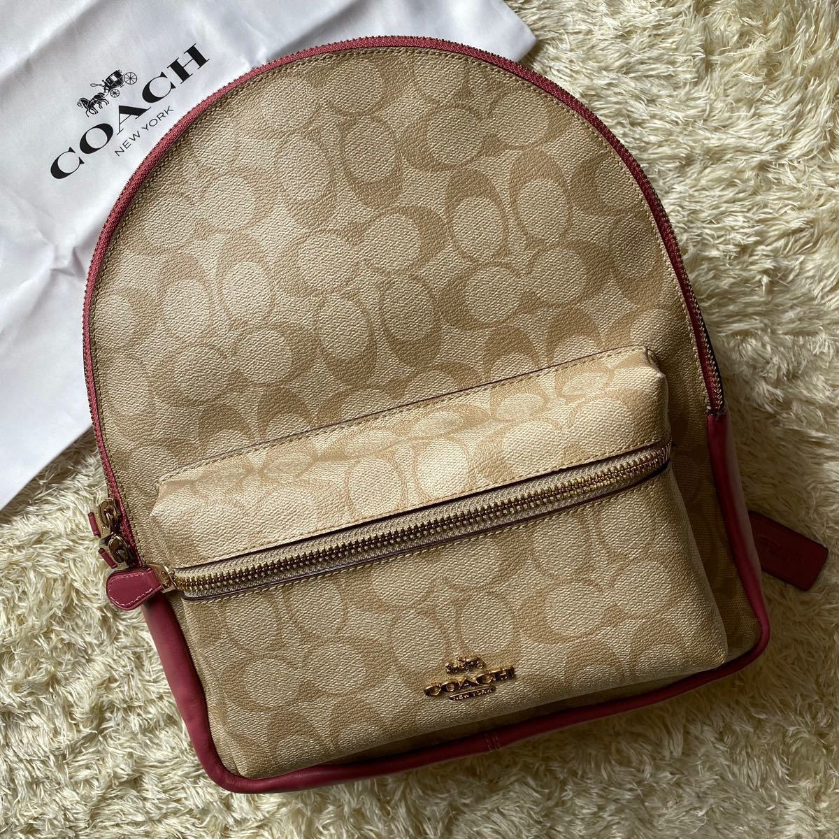 美品 A4収納可能 COACH コーチ リュックサック デイパック