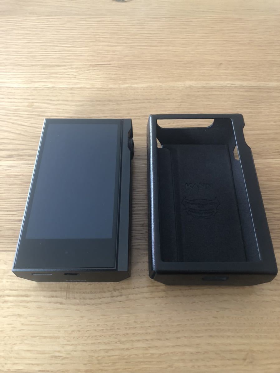 Astell&Kern KANN ALPHA Onyx Black 純正革ケース付
