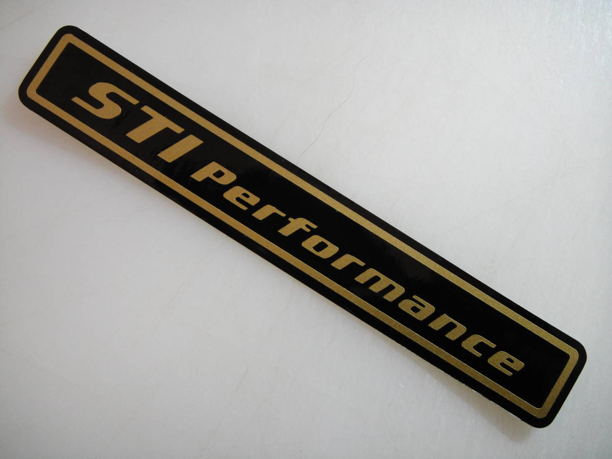 ヤフオク! - 銀版TYPE B シルバー STI Performance エンブレ...