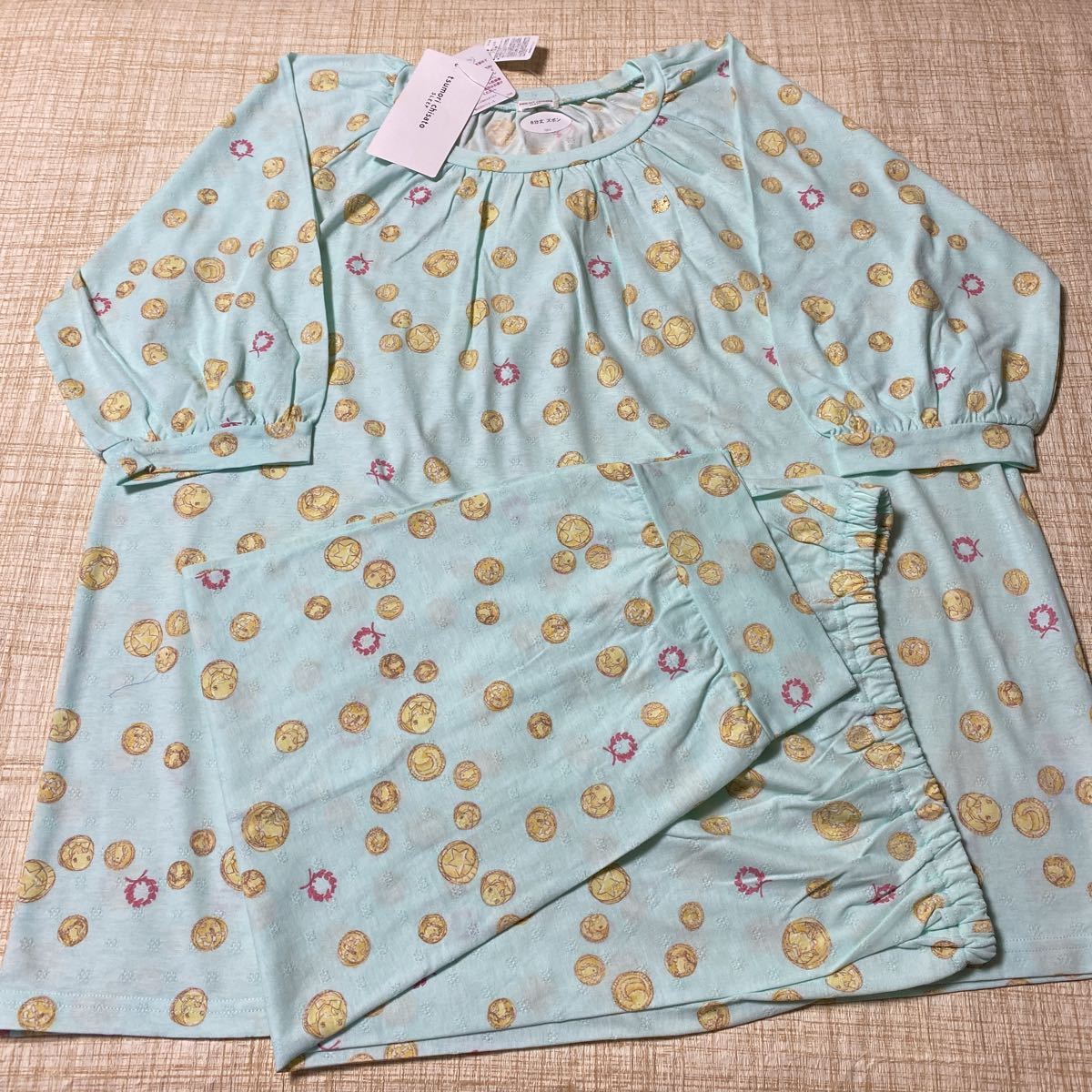 新品『ワコールtsumori chisato七分袖八分丈パンツパジャマLサイズ綿