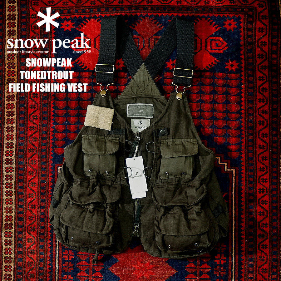 Snow Peak x TONEDTROUT◇スノーピークフィールドフィッシング Snow Peak x TONEDTROUT◇スノーピークフィールドフィッシング