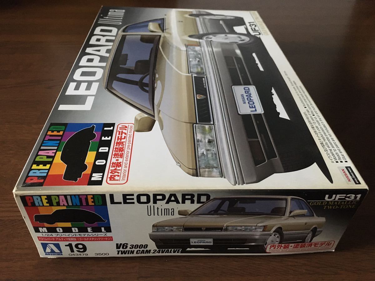 直営ストア 絶版1 24 アオシマ プリペイントモデル レパード ゴールド