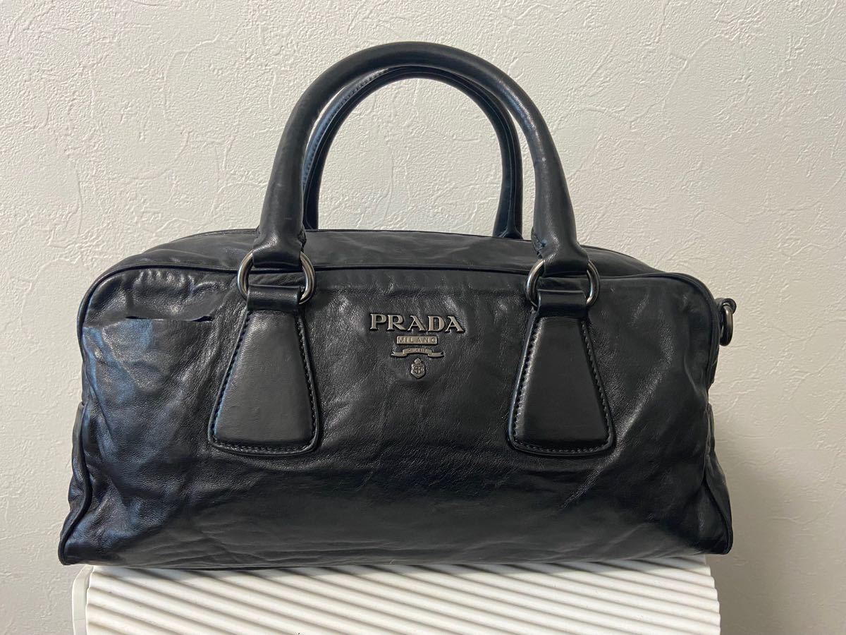 大々特価:PRADA オールレザーボストンバッグ - メルカリ 大々特価:PRADA オールレザーボストンバッグ - メルカリ