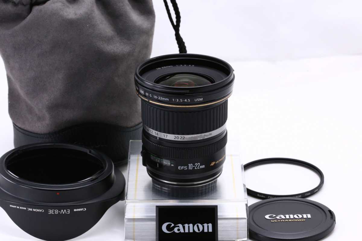 ☆超極上品☆ Canon キヤノン EF-S 10-22mm F3.5-4.5 USM ☆フード付き