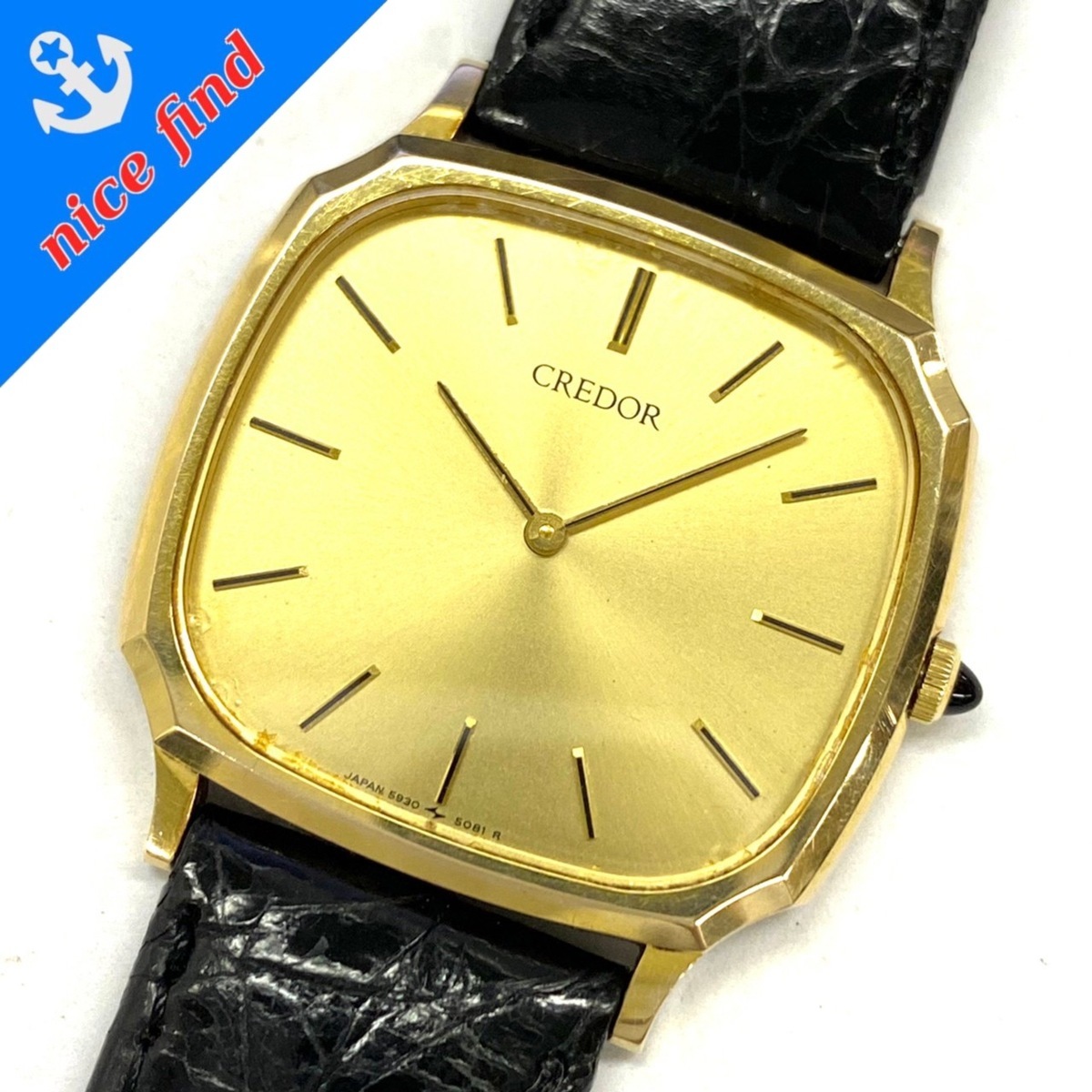 ◇セイコー SEIKO◇クレドール CREDOR スクエア 5930-5081 クォーツ