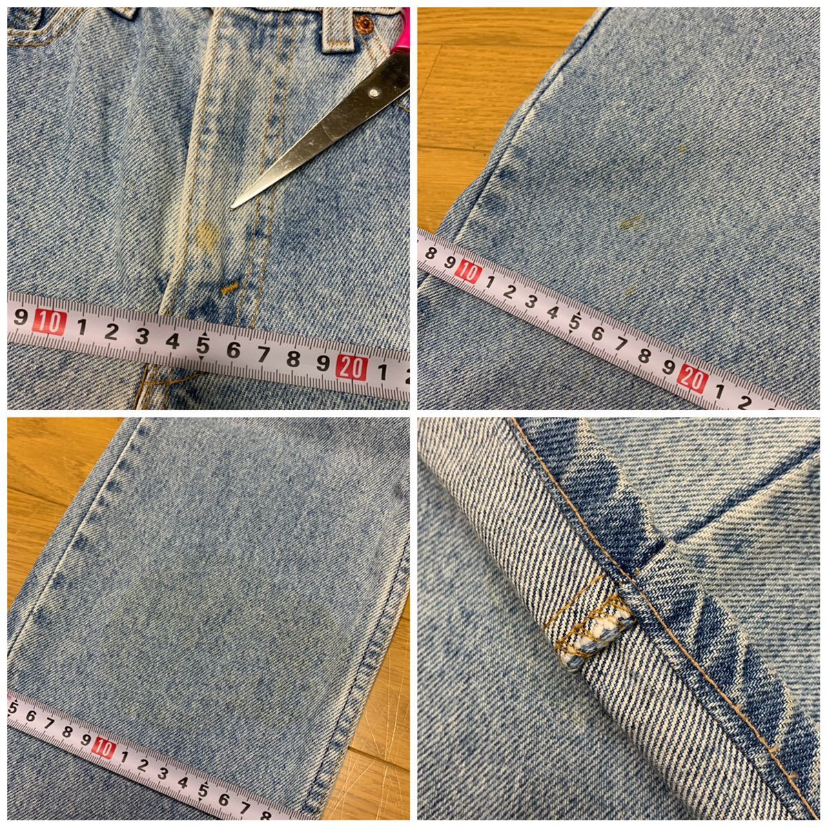 90's VINTAGE■Levi's リーバイス■510-0217 ファイブテン　ハイウエストジーンズ:W28☆TA-960_画像8