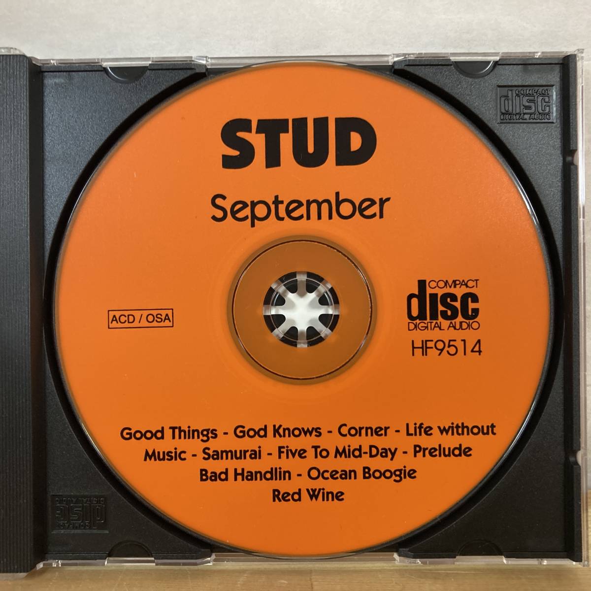 g52■【LUX盤/CD】Stud / September ● HF / HF 9514 / UK/アイリッシュロック / アンオフィシャル盤 220314_画像4