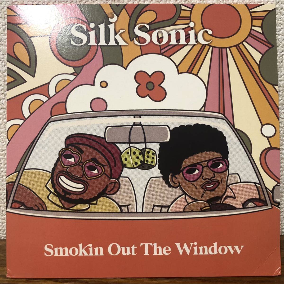 silk sonic smokin out the window 7インチ ブルーノマーズ