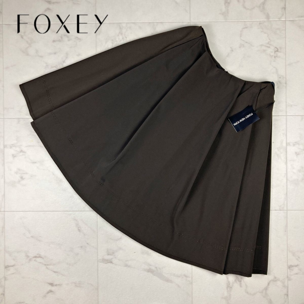 スナー】 FOXEY - FOXEY スカート フレア 40の通販 by ミモザ 