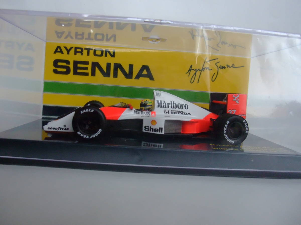 1/43 マクラーレン・ホンダ MP4/5B #27 Ａ．セナ 1990年 F1 モナコGP ディテールUP