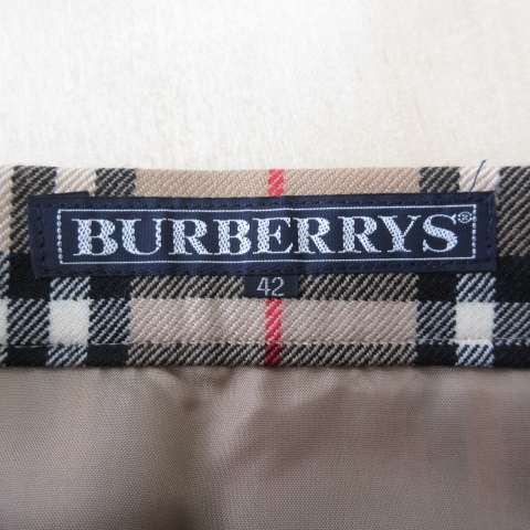 破れあり BURBERRYS バーバリー スカート サイズ:42_画像9