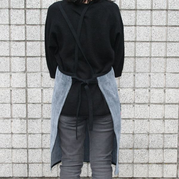 グレーのお FEILER - FEILERフェイラー レーシーローズ グレーエプロン