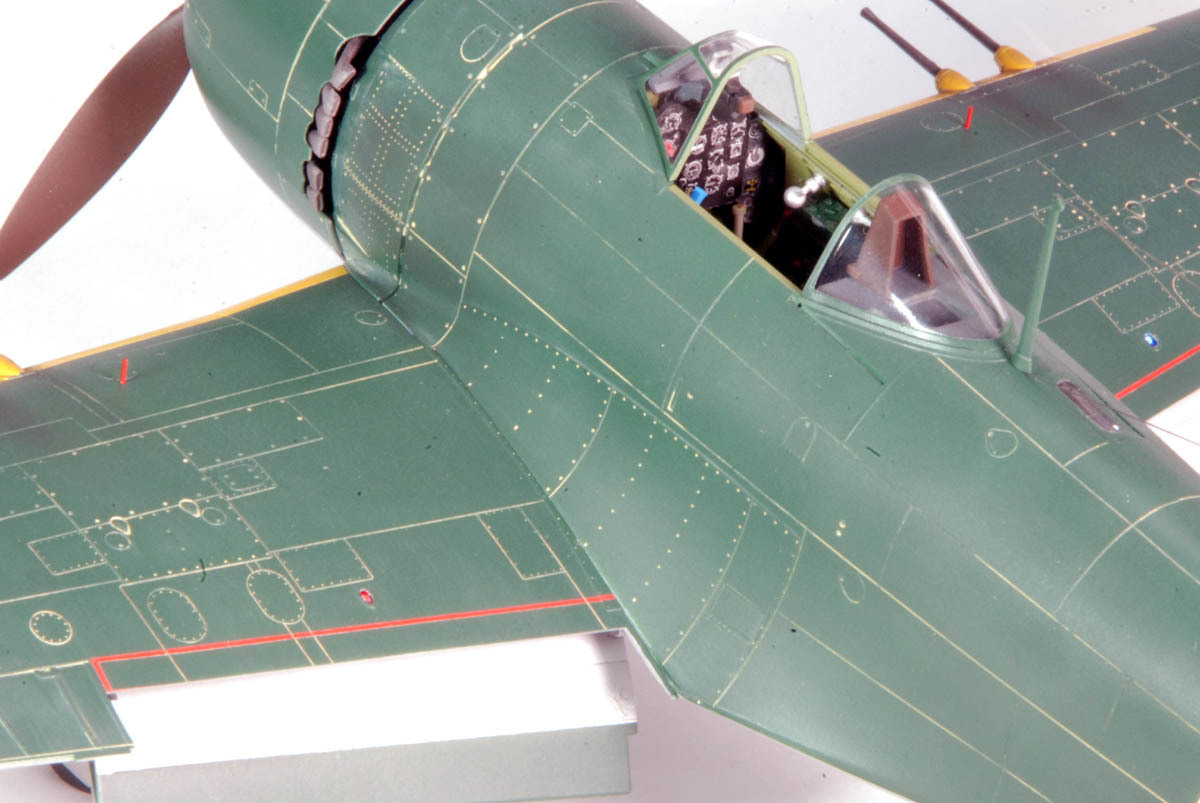 atsudra工房完成品】1/32 紫電改横須賀航空隊武藤金義少尉機 atsudra工房完成品】1/32 紫電改横須賀航空隊武藤金義少尉機