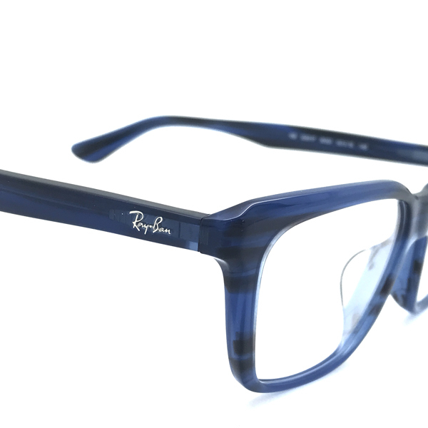 RAYBAN レイバン メガネフレーム ブランド ストライプブルー 眼鏡 RX-5391F-8053