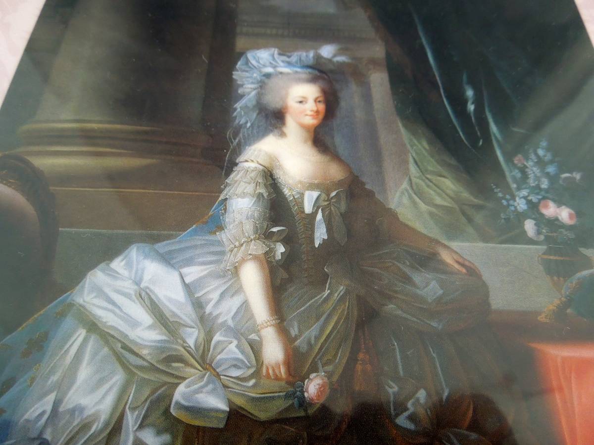 美術館グッズ　A4版クリアファイル　フランス王妃マリー・アントワネット（ エリザベト=ルイーズ・ヴィジェ・ル・ブランと工房）_画像2