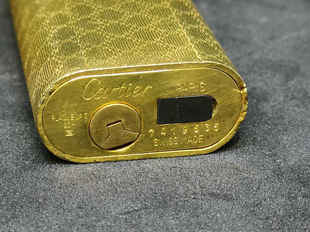 1円〜☆Cartier カルティエ☆ガスライター2点☆ゴールド☆箱無し本体