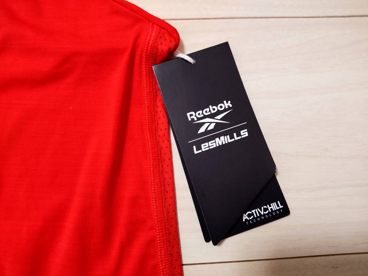 ★新品　REEBOK x Les MILLS　リーボック x　レズミルズ　タンクトップ　★ボディパンプ　BODYPUMP ★ストレッチ　★Mサイズ_画像6