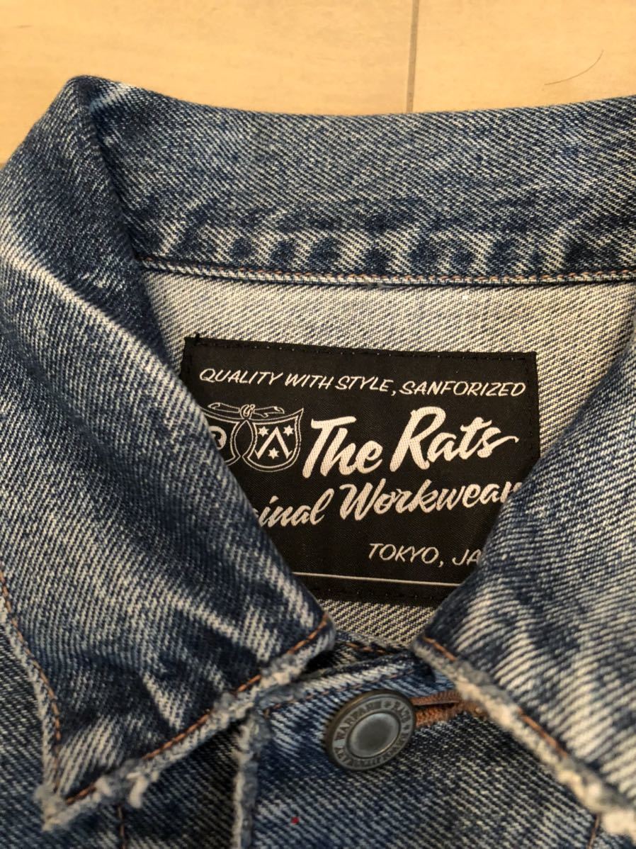 RATS ラッツ DOZEN INDIGO DENIM JKT デニム ジャケット M RATS ラッツ DOZEN INDIGO DENIM JKT デニム ジャケット M