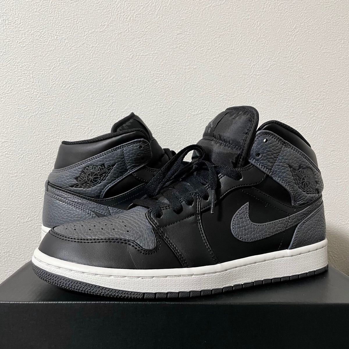 品揃え豊富で JORDAN AIR 【激レア】NIKE 1 Grey Dark Black - スニーカー