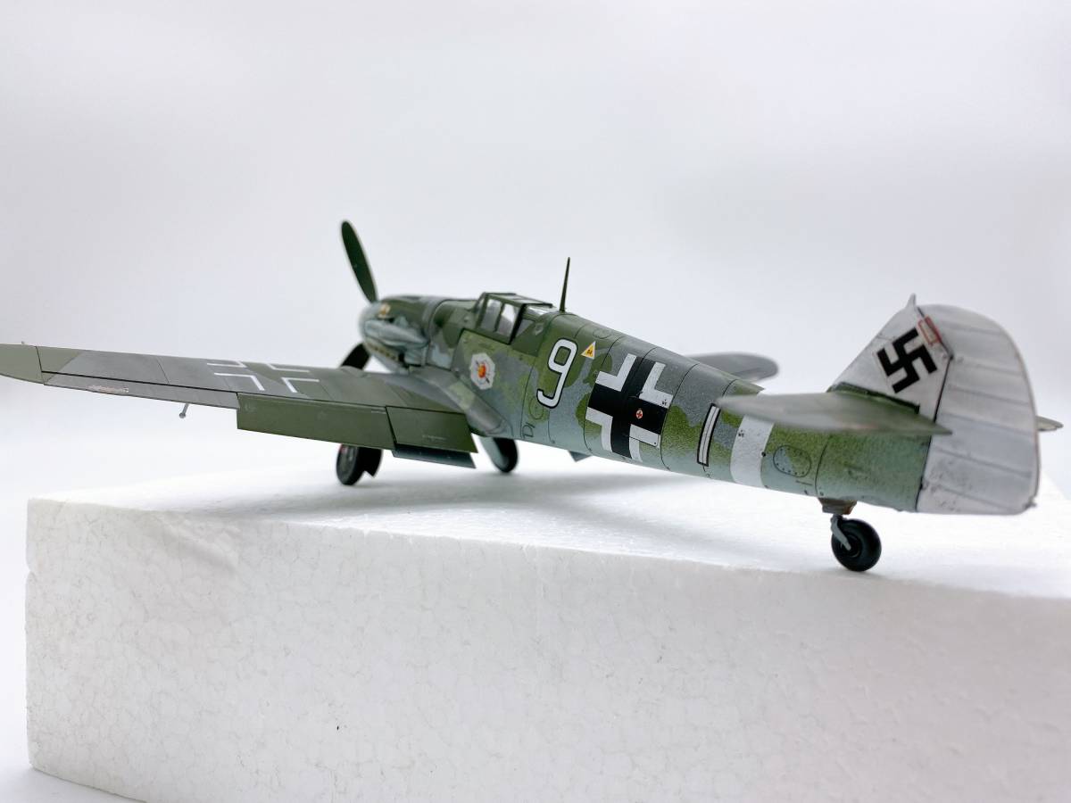 1/48　ドイツ空軍　メッサーシュミット　Bf109　プラモデル組み立て・塗装完成品(送料無料)_画像10