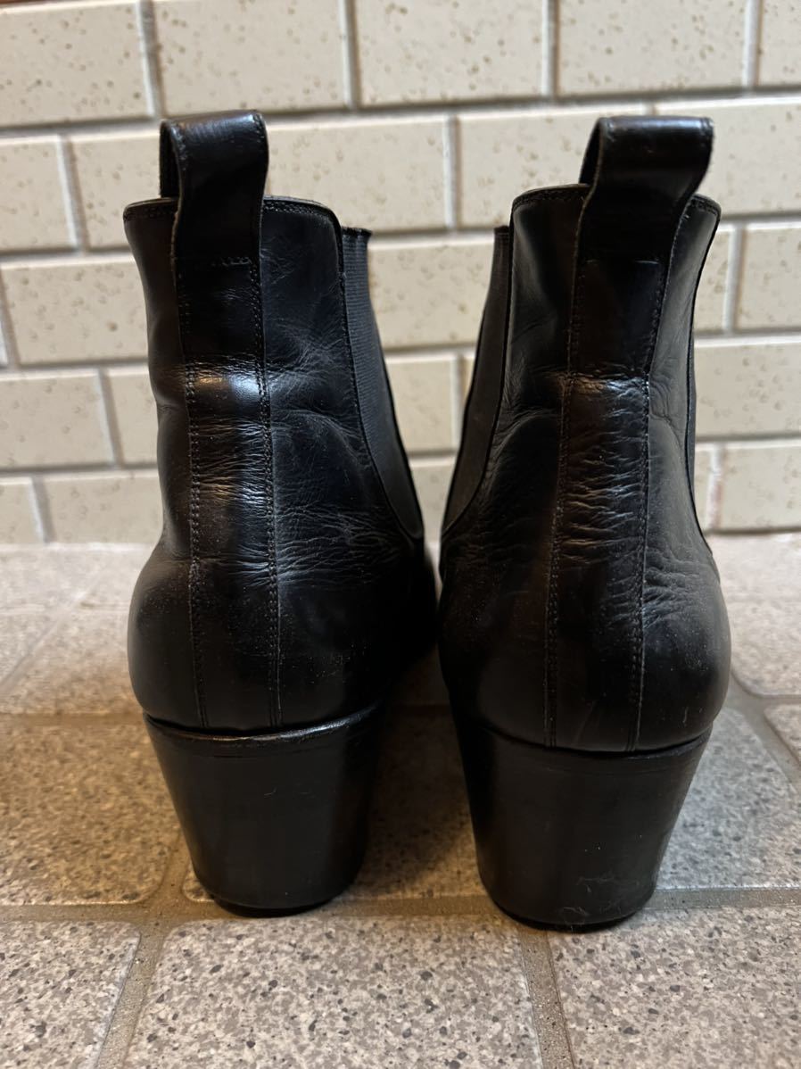 希少 グラム期 Dior homme ディオールオム サイドゴア ヒールブーツ