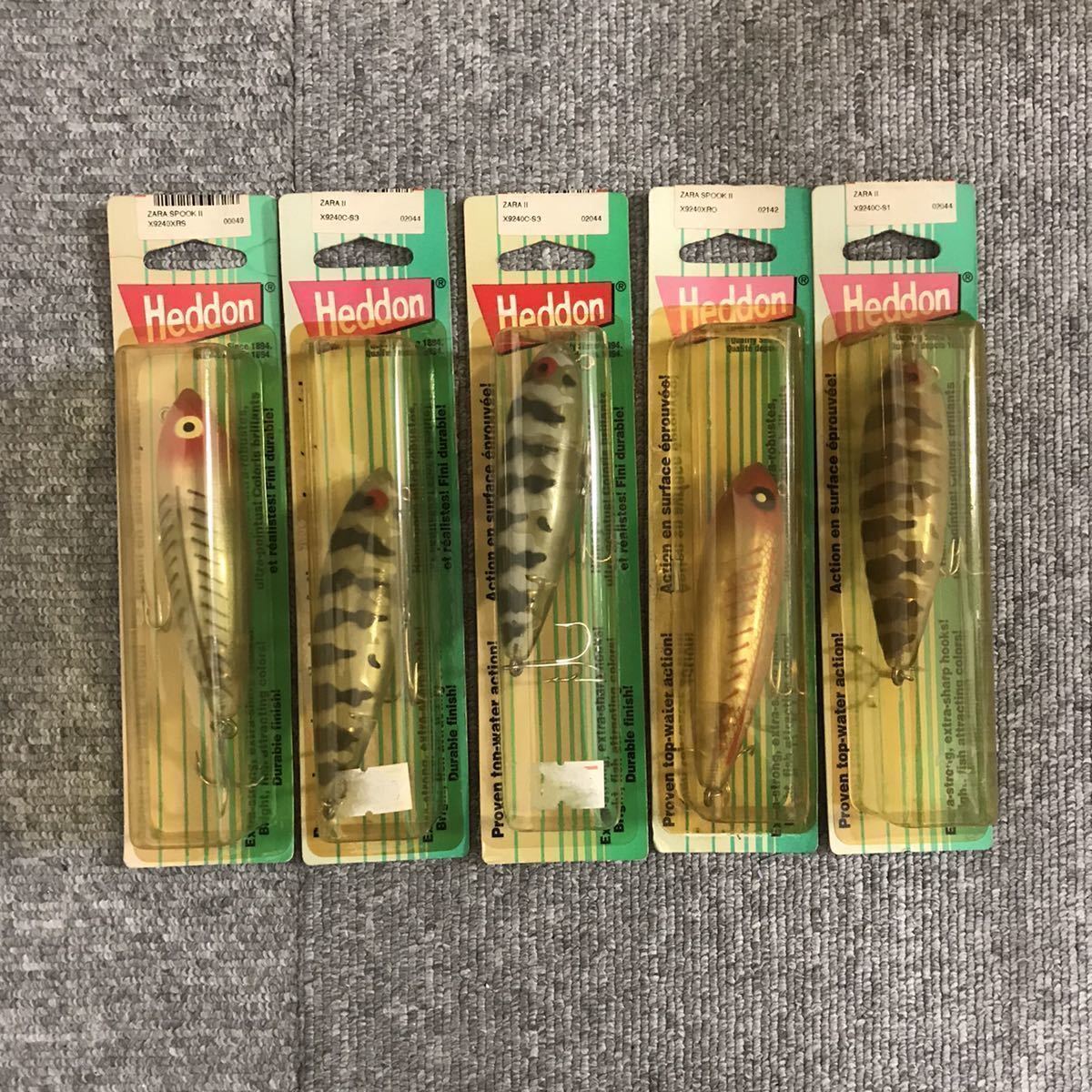 【未使用＊保管品】 Heddon ヘドン ルアー50個セット クレイジークローラー LUCKY13 ビッグバド SURFACE他 オールドヘドン ルアーセット _画像9