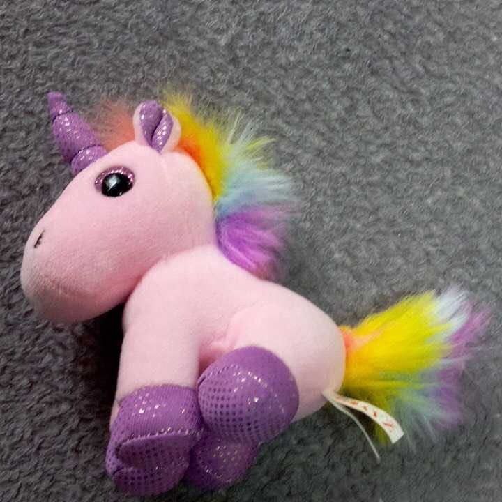  Mini мягкая игрушка Unicorn 3 шт. комплект полька-дот узор ty примерно 10×5. розовый AYZ примерно 13×13. белый AMUSE примерно 12×15. прекрасный товар 