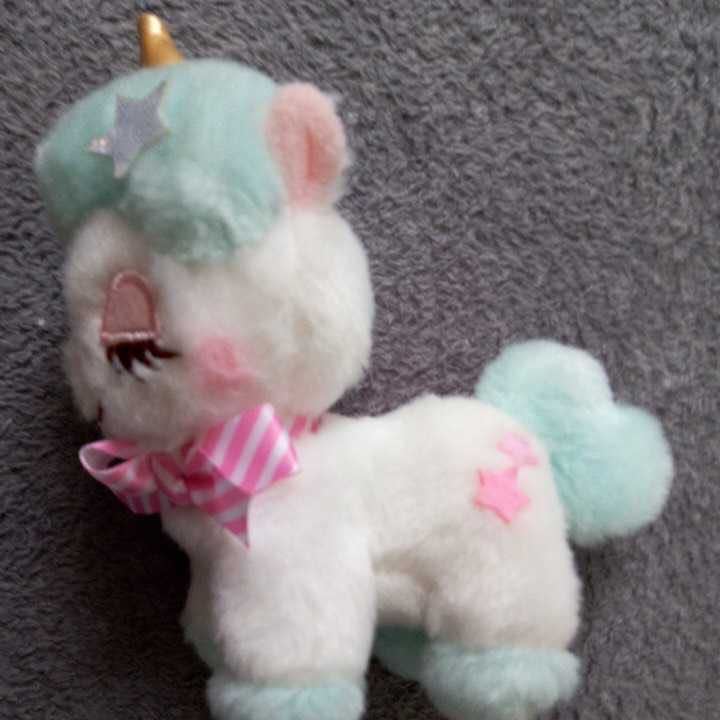  Mini мягкая игрушка Unicorn 3 шт. комплект полька-дот узор ty примерно 10×5. розовый AYZ примерно 13×13. белый AMUSE примерно 12×15. прекрасный товар 