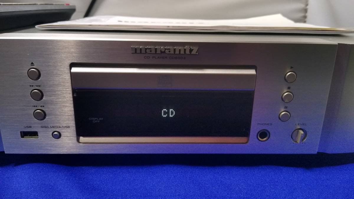 美品】【marantz】【廃番】マランツ CDプレーヤー CD6003 ピックアップ