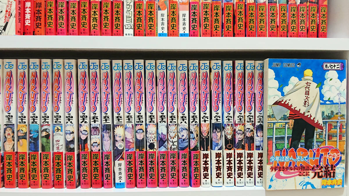 NARUTO―ナルト全巻セット＜全72冊＞＋BORUTO-ボルト1巻-12巻＋秘伝「在