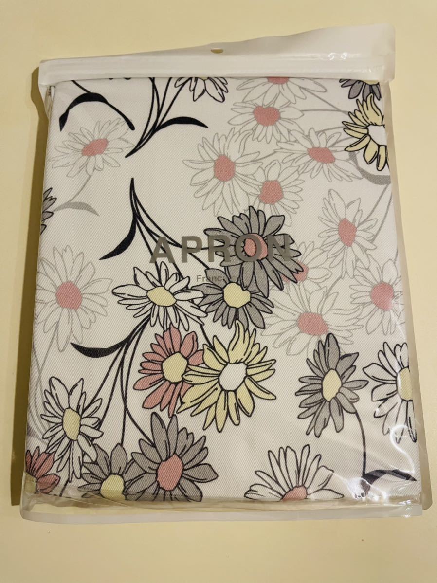 Francfranc フランフラン ベラ フルエプロン エプロン エプロン女性用 ピンク 新品　花柄エプロン apron flower ホワイト プレゼントに最適