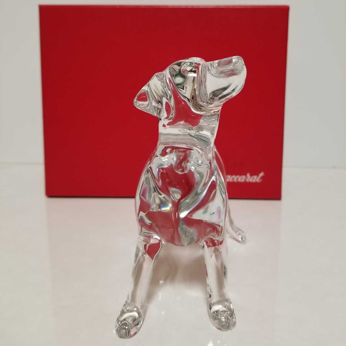 Baccarat バカラ クリスタル オブジェ 犬 ラブラドール 置物 | www.eko
