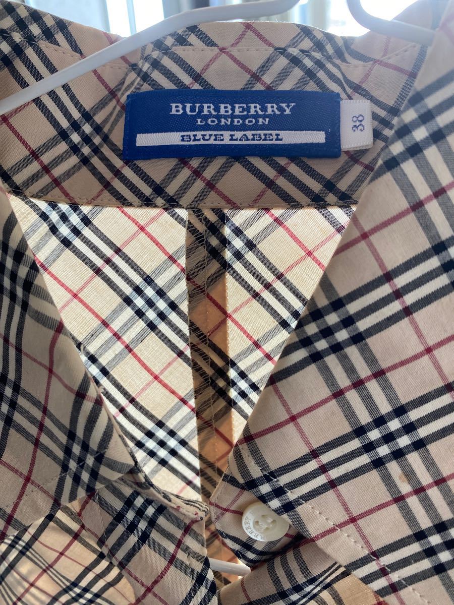 限定価格！BURBERRY BLUE LABELバーバリーブルーレーベルシャツ 長袖 ノバチェック