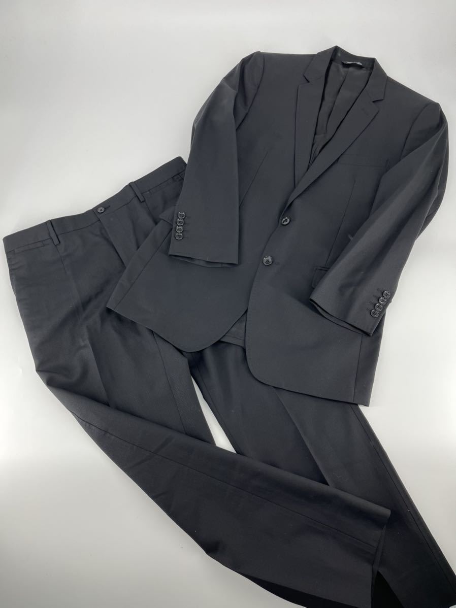 新着 ドルガバ ガッバーナ ドルチェ ブラック 50 セットアップ スーツ GABBANA & DOLCE 美品 希少 D&G シャツ シャツ コート パンツ ジャケット スーツ