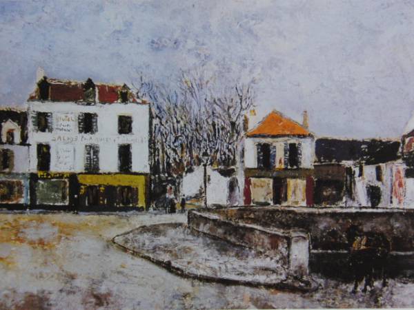 Maurice Utrillo、LA PLACE、海外版超希少レゾネ、新品額付_画像1