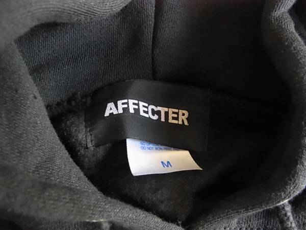 新品【AFFECTER】アフェクタースウェットプルオーバーパーカ　Mサイズ_画像2