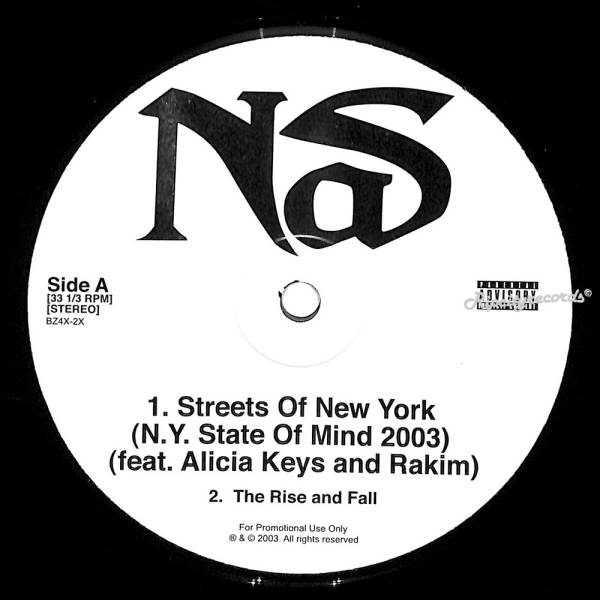 【レコード/洋②】NAS /STREETS OF NEW YORK -PROMO-_画像1