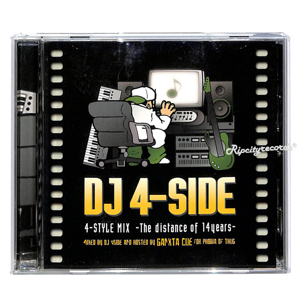 【CD/邦③】DJ 4-SIDE 4-STYLE MIX ~Ganxta Cue Phobia Of Thug Frost Ak-69 II-J  B-Ninjah Anarchy DS455 Big Ron Mr.OZ Equal Tokona-X