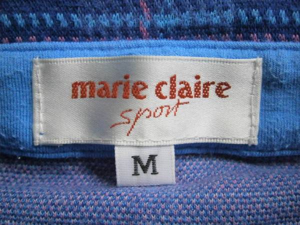 [20102] ●【Marie Claire Sport】マリクレール　ポロシャツ●サイズM_画像3