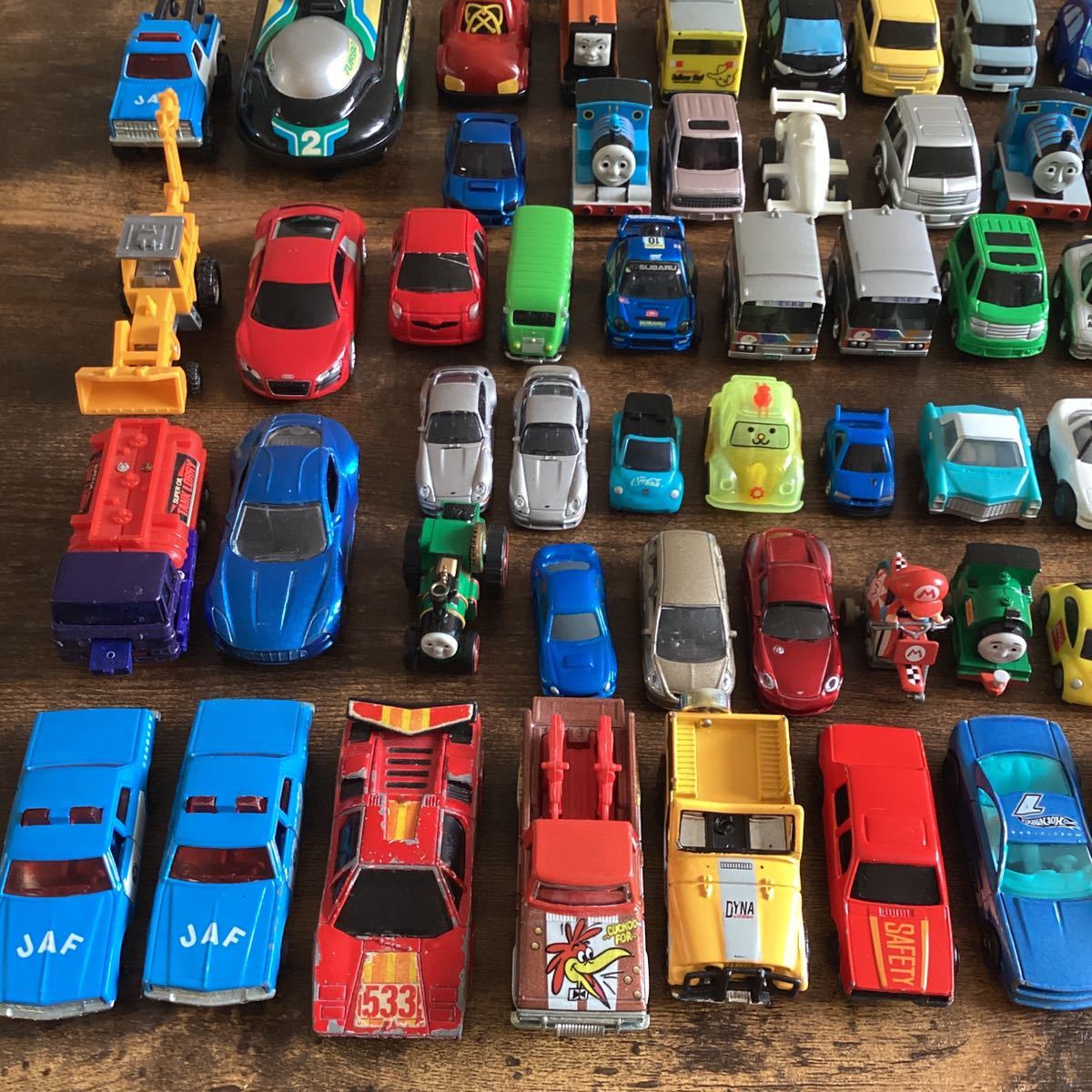 K188)ミニカー チョロQ 働く車 レトロ プルバックカー ビンテージ