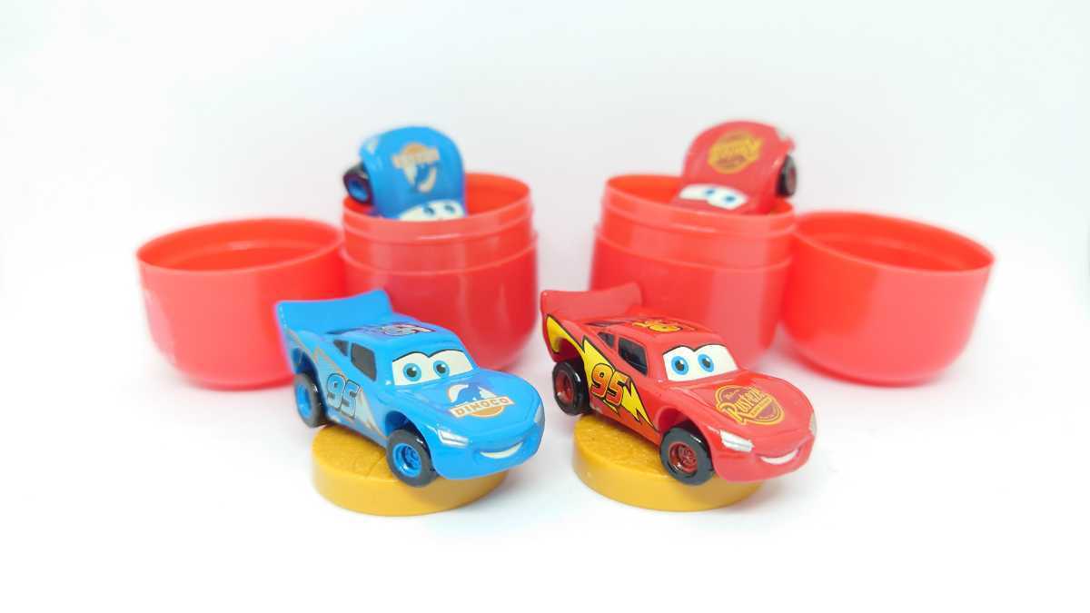 チョコエッグ ディズニー/ピクサー part2 カーズ マックィーン DINOCO セット フィギュア Disney PIXAR Lightning McQueen_画像1