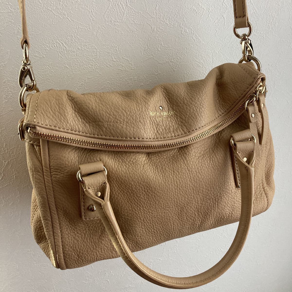 【極美品】kate spade ケイトスペード 2way ショルダーバッグ 本革