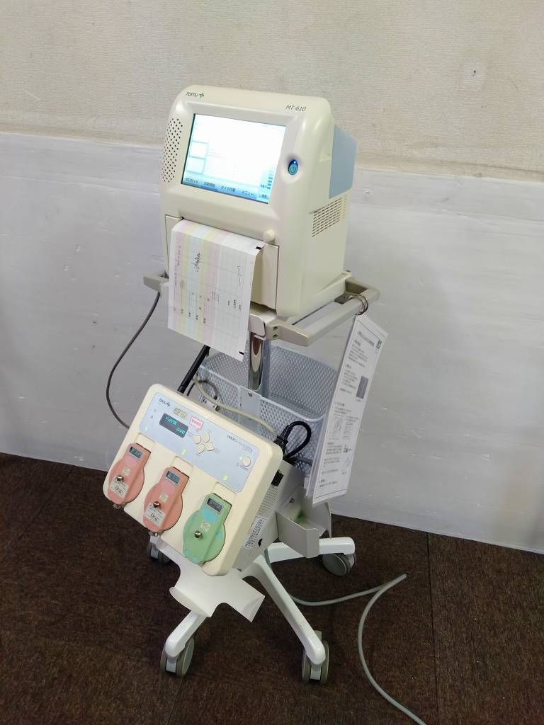 トーイツ 産婦人科機器 アクトカルディオグラフ 分娩監視装置 「MT-610」 & 分娩監視コードレスシステム「MT-220」☆専用架台付き☆
