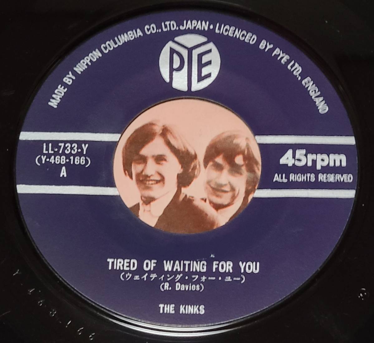 ザ・キンクス the kinks ウェイティング・フォー・ユー シングルレコード Yahoo!オークション - キンクス ウェイティング・フォー・ユー