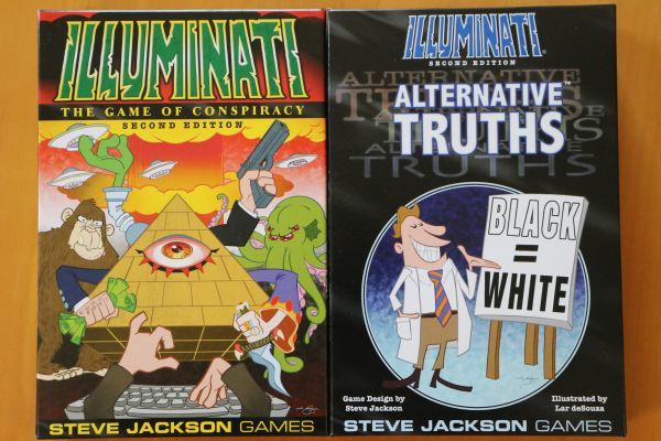 イルミナティ第二版+拡張 Alternative Truths ルール和訳付 全カード日本語化