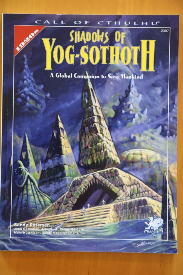 ケイオシウム　Shadows of Yog-Sothoth ヨグ＝ソトースの影　2004年版　英語版　訳付き　クトゥルフの呼び声RPGキャンペーンモジュール_画像1