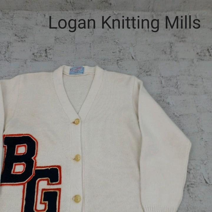 Logan Knitting Mills オーロンアクリルカーディガン W8278