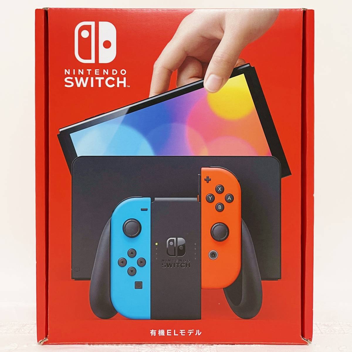 【完品・美品】Nintendo Switch 本体 有機ELモデル【Joy-Con(L)ネオン